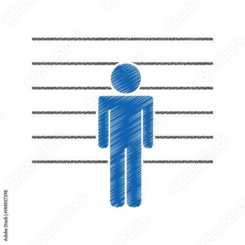 prisoner silhouette isolated icon vector illustration design