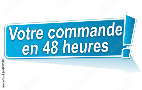 votre commande sur étiquette bleue