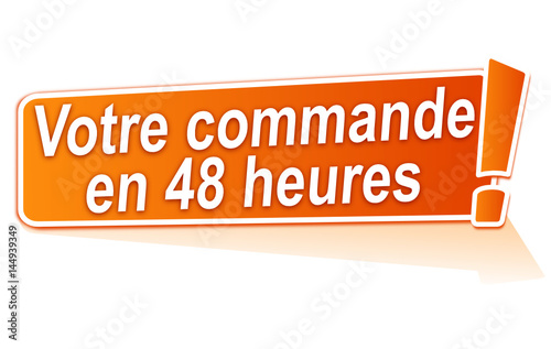 votre commande sur étiquette orange