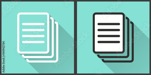 Document - vector icon.