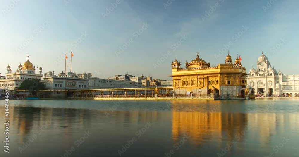 Time lapse of Golden Temple in Amritsar, India. Time lapse of Golden Temple in Amritsar, India.