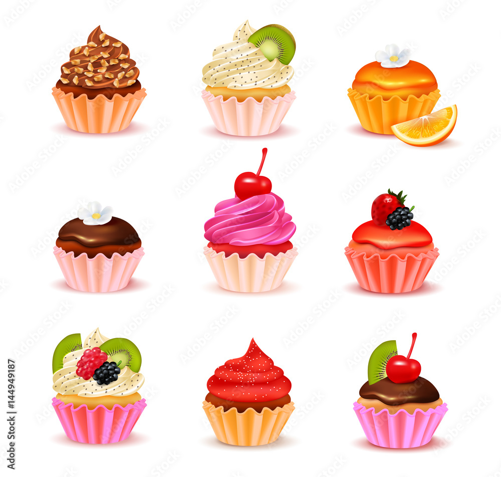 Cupcakes Assortment Set Cupcakes Assortment Set