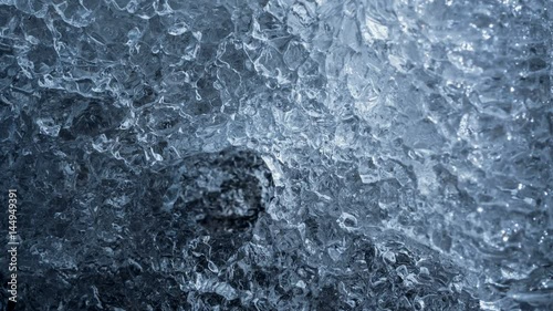 Melting Ice In Macro