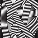 Seamless abstract background. Black and white stripes
