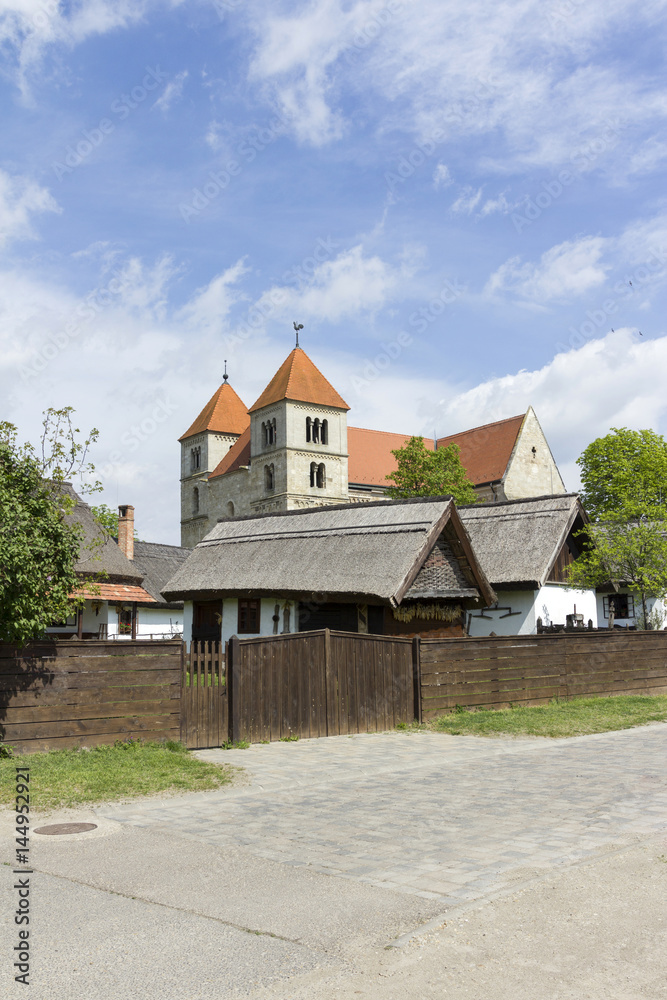 Traditional Hungarian village houses
