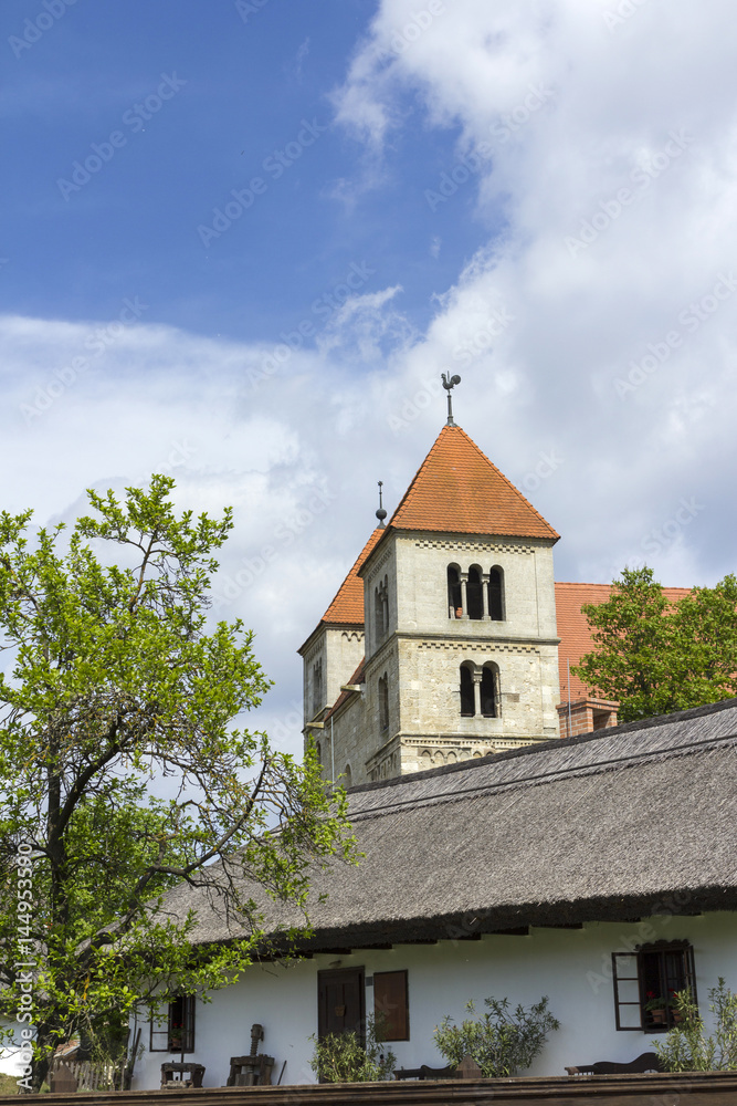 Romanesque church in Ócsa, Hungary Romanesque church in Ócsa, Hungary