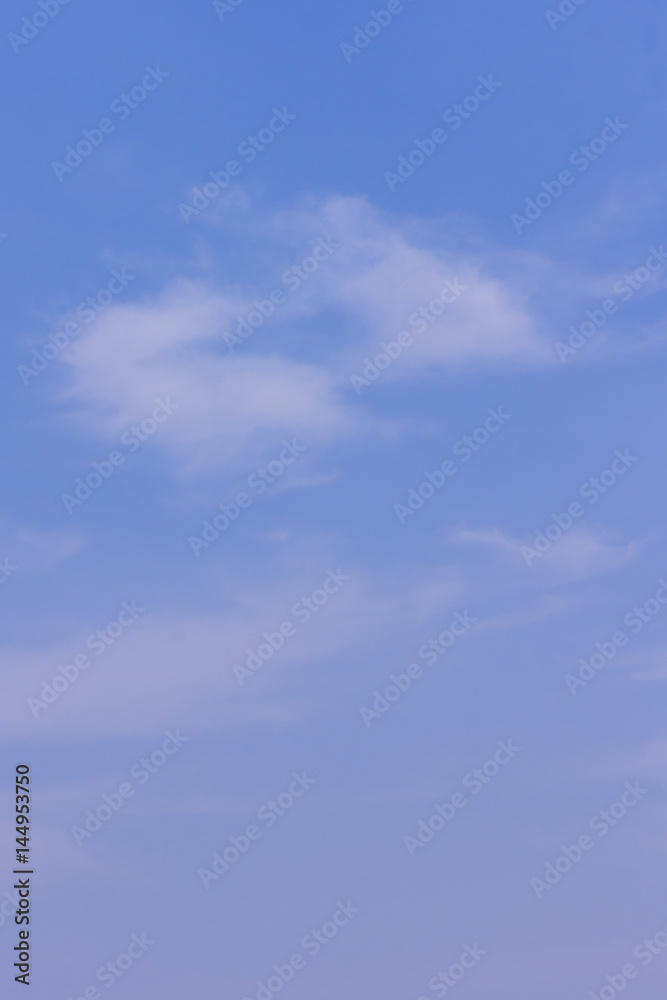 clouds in the blue sky, background
