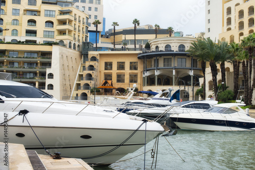 Yachts moored at Portomaso Marina in St. Julian, Malta © Visual Voyager