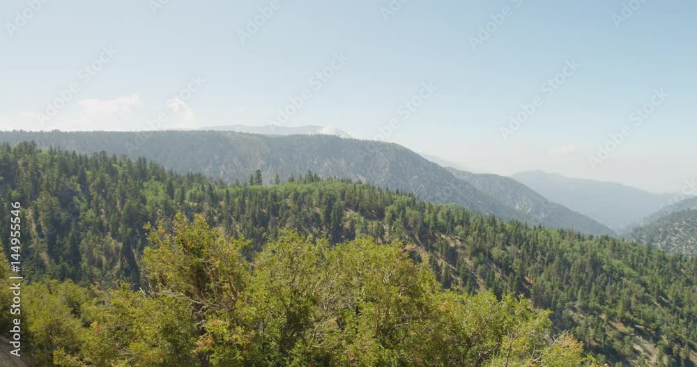 Big Bear Lake Valley view during noon. Big Bear Lake Valley view during noon.