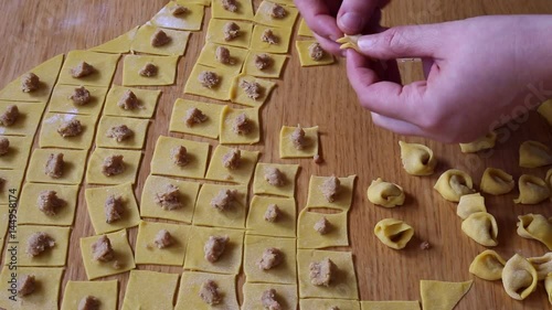 handmade italian tortellini