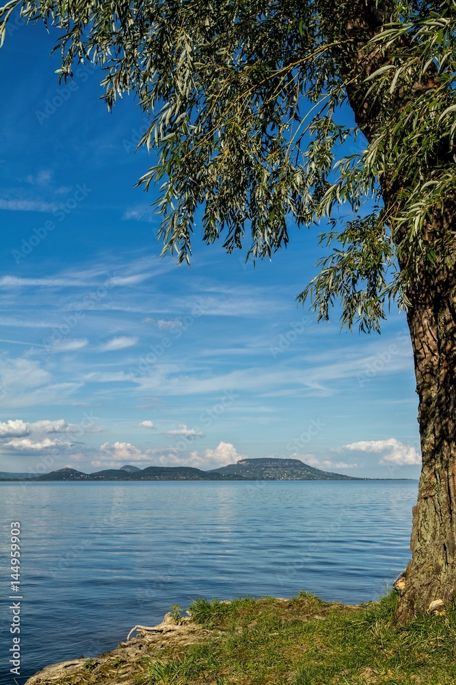 Landscape from lake Balaton in Hungary