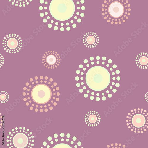 Floral vector seamless pattern in the trend color 2016.
