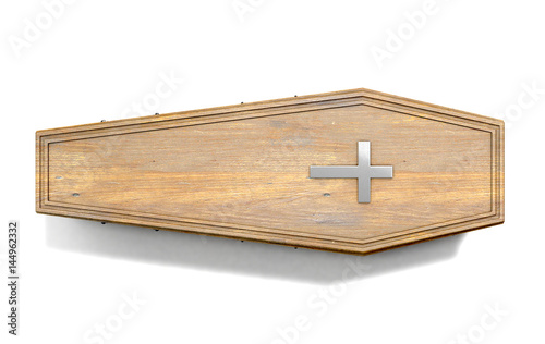 Coffin And Crucifix photo