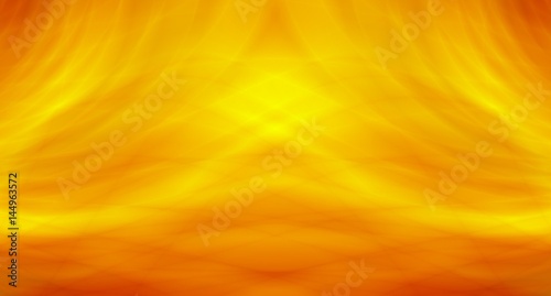 Orange flow force abstract wave template background