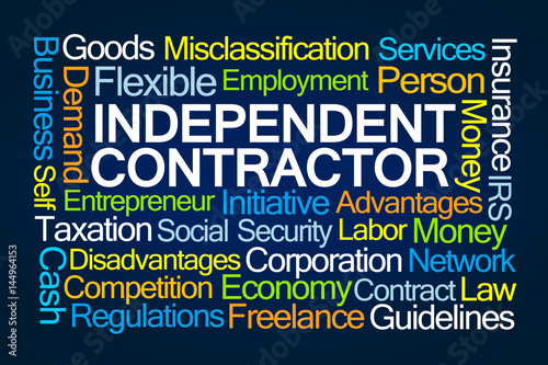 Independent Contractor Word Cloud