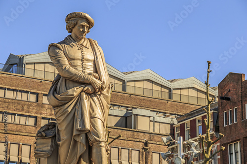 Rembrandtplein (Rembrandt Square) in Amsterdam, Netherlands