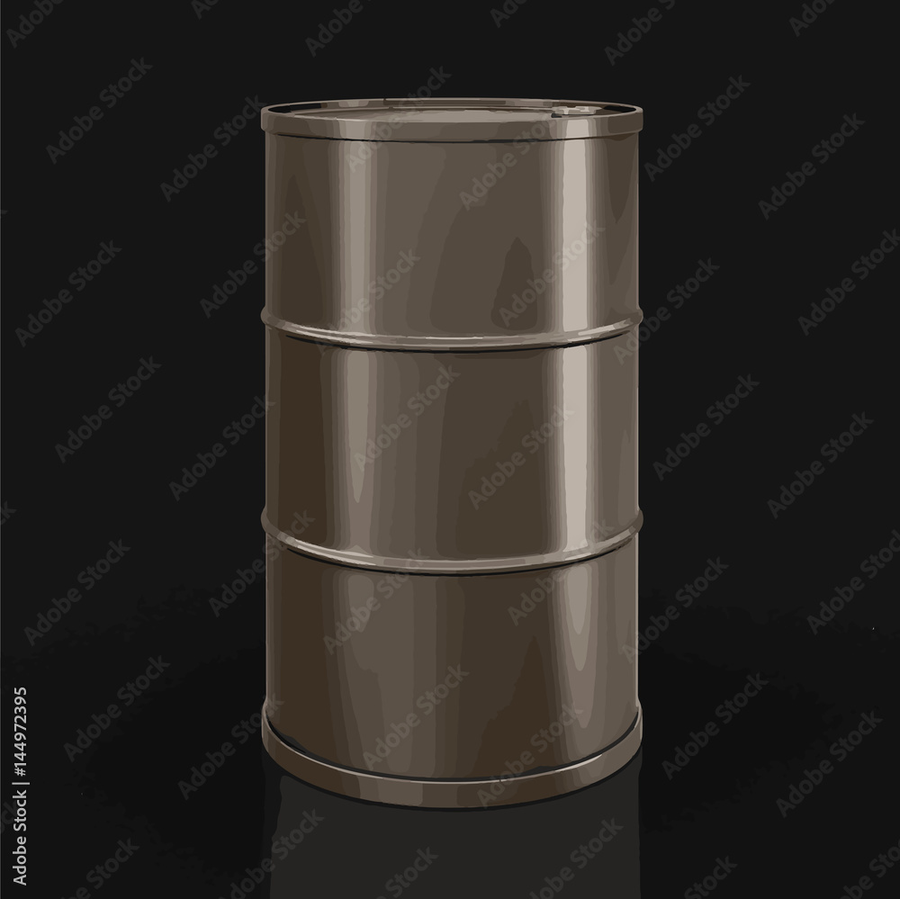 Oil drum. Image with clipping path Oil drum. Image with clipping path
