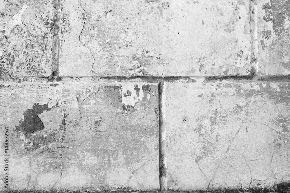 Fototapeta premium Brick texture with scratches and cracks