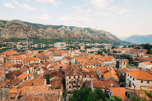 The old town of Kotor in Montenegro