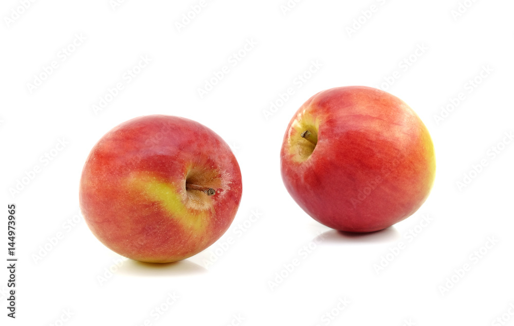 Apples on white background. Apples on white background.