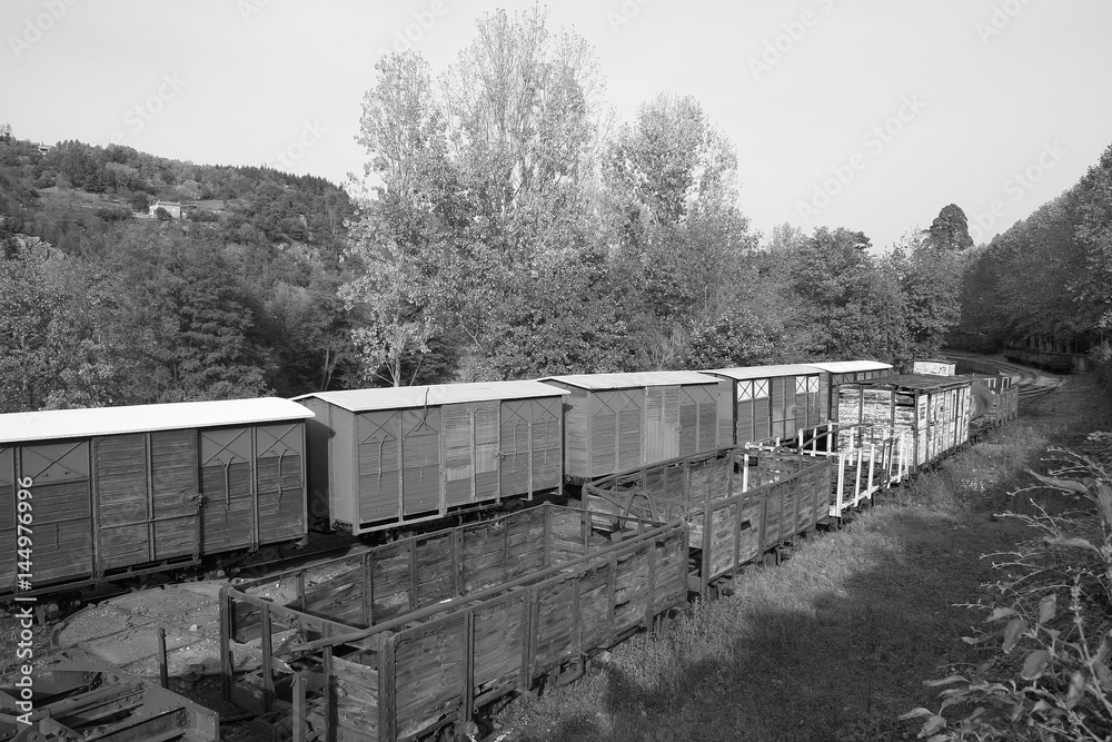 Fototapeta premium Old freight train