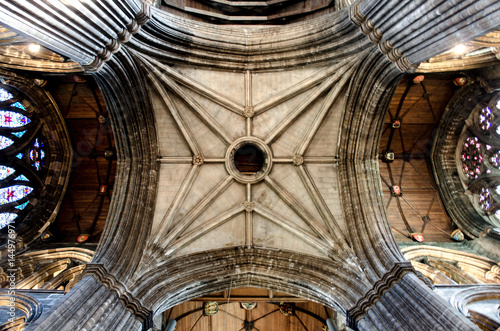   gotic church vault
