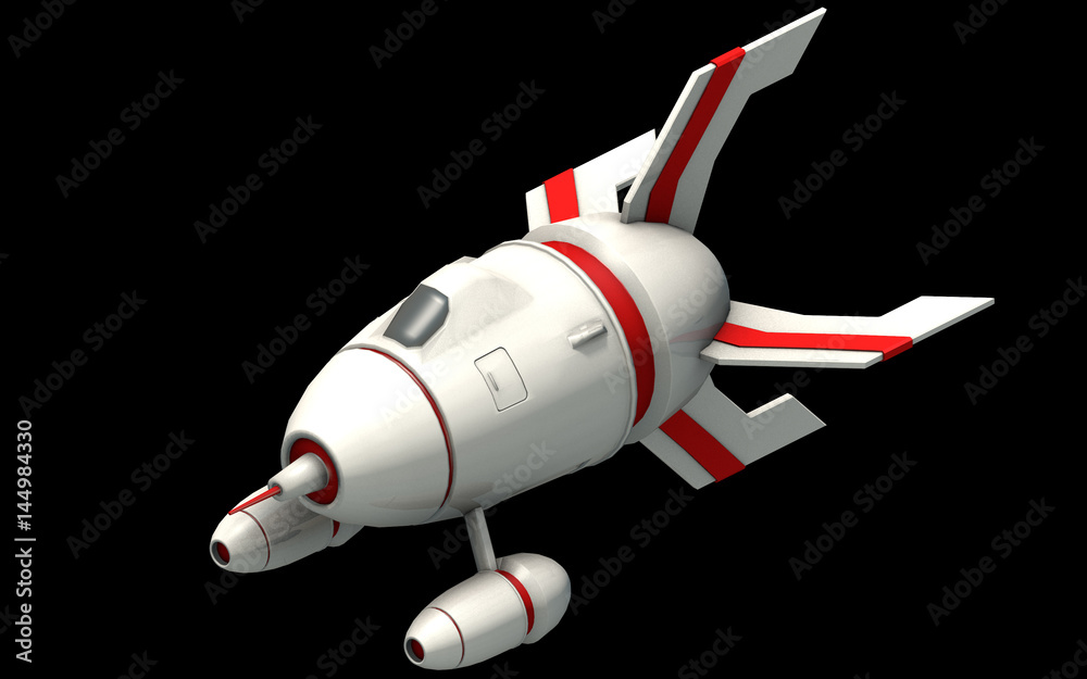 Isometric futuristic sci-fi architecture, fantasy space ship. 3D rendering Isometric futuristic sci-fi architecture, fantasy space ship. 3D rendering