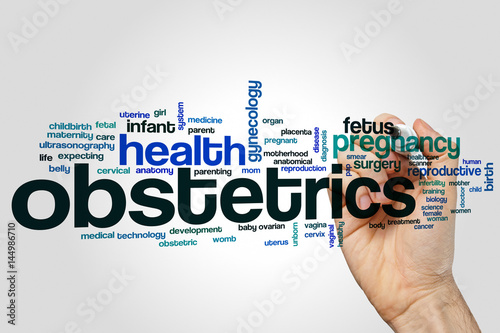 Obstetrics word cloud
