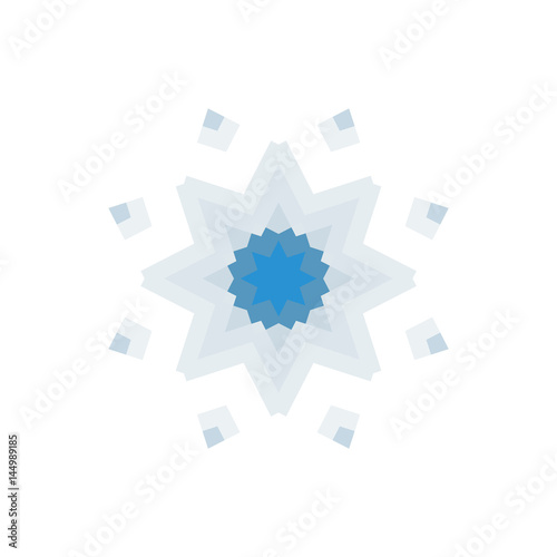 Blue pattern on a white background
