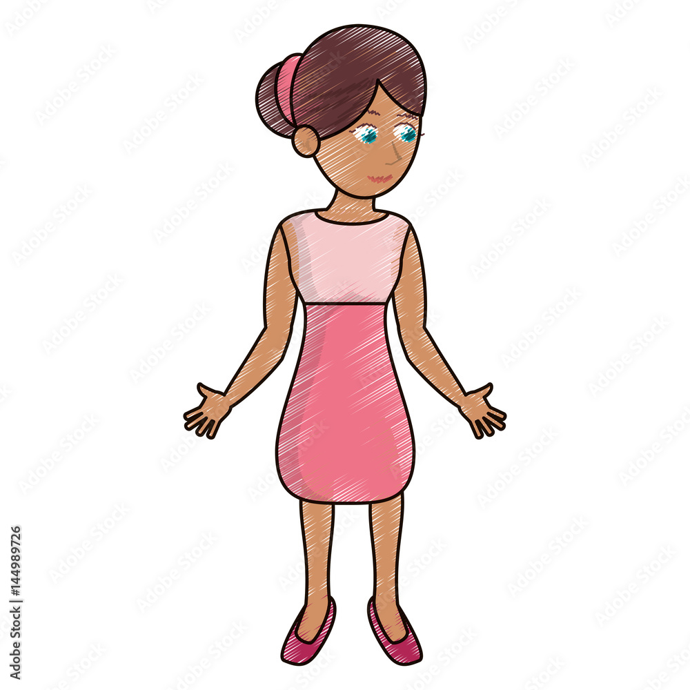 drawing mother woman person vector illustration eps 10 drawing mother woman person vector illustration eps 10