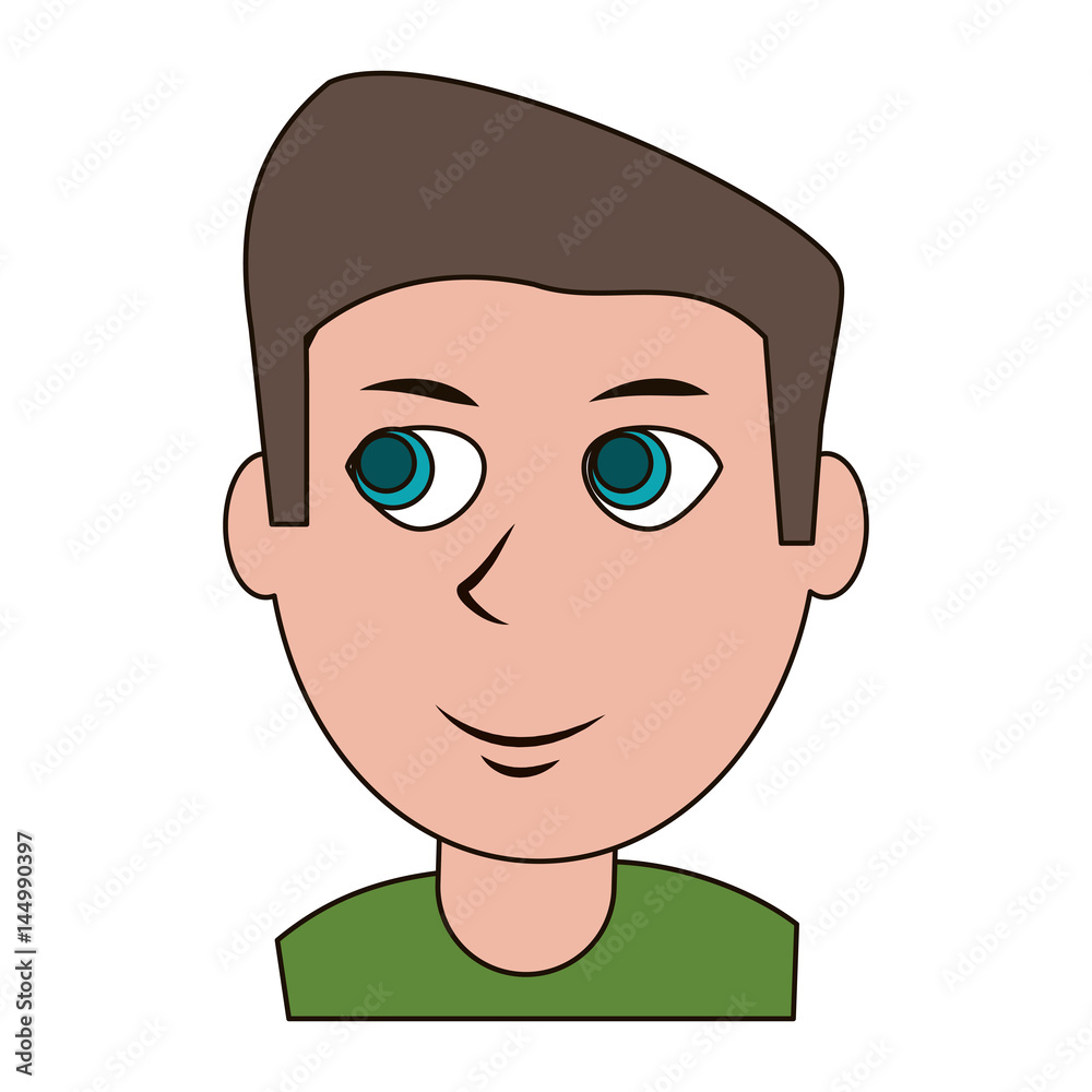 drawing head boy child vector illustration eps 10 drawing head boy child vector illustration eps 10