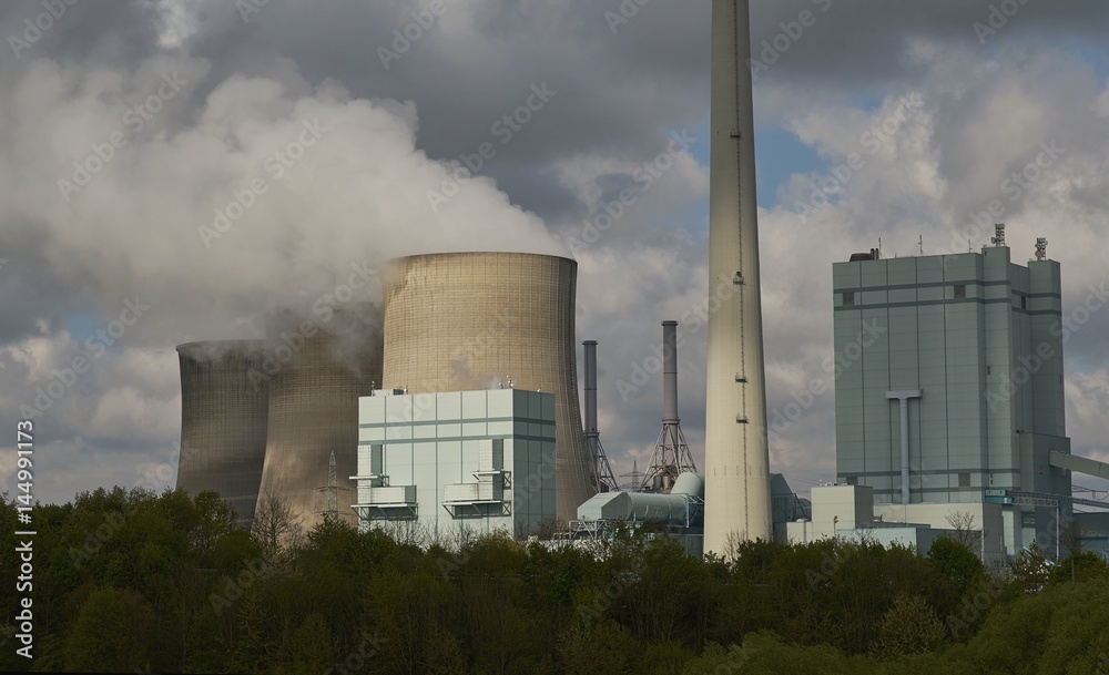 Coal Fired Power Plant, Gersteinwerk RWE Germany Coal Fired Power Plant, Gersteinwerk RWE Germany