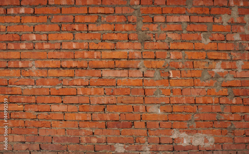 Brick wall background Red brick