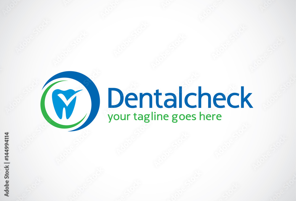 Dental Check Logo Template Design Vector, Emblem, Design Concept, Creative Symbol, Icon Dental Check Logo Template Design Vector, Emblem, Design Concept, Creative Symbol, Icon