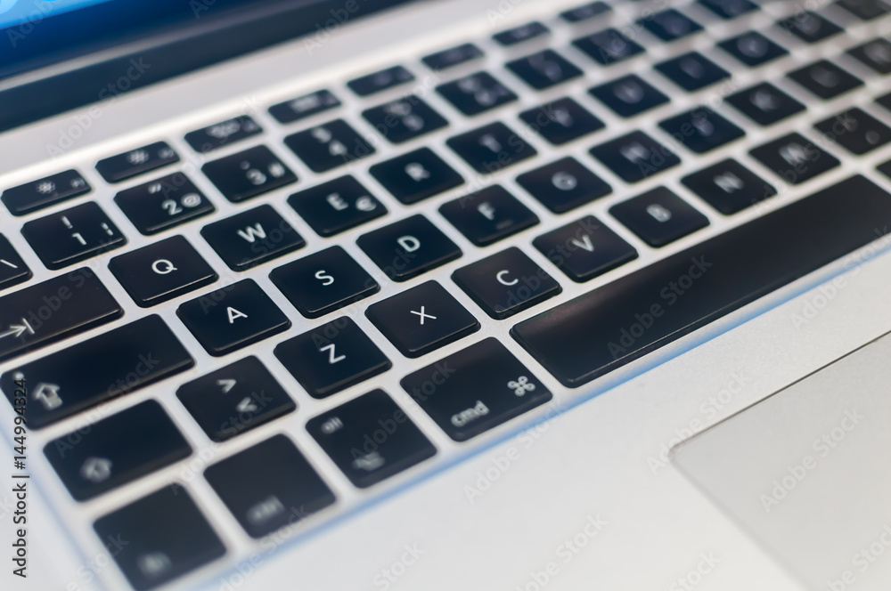 laptop keyboard close-up laptop keyboard close-up
