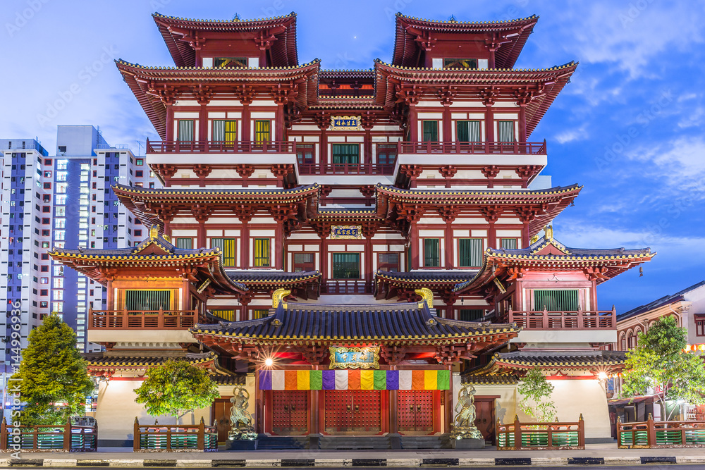 Naklejka premium Relikwia zęba Buddy