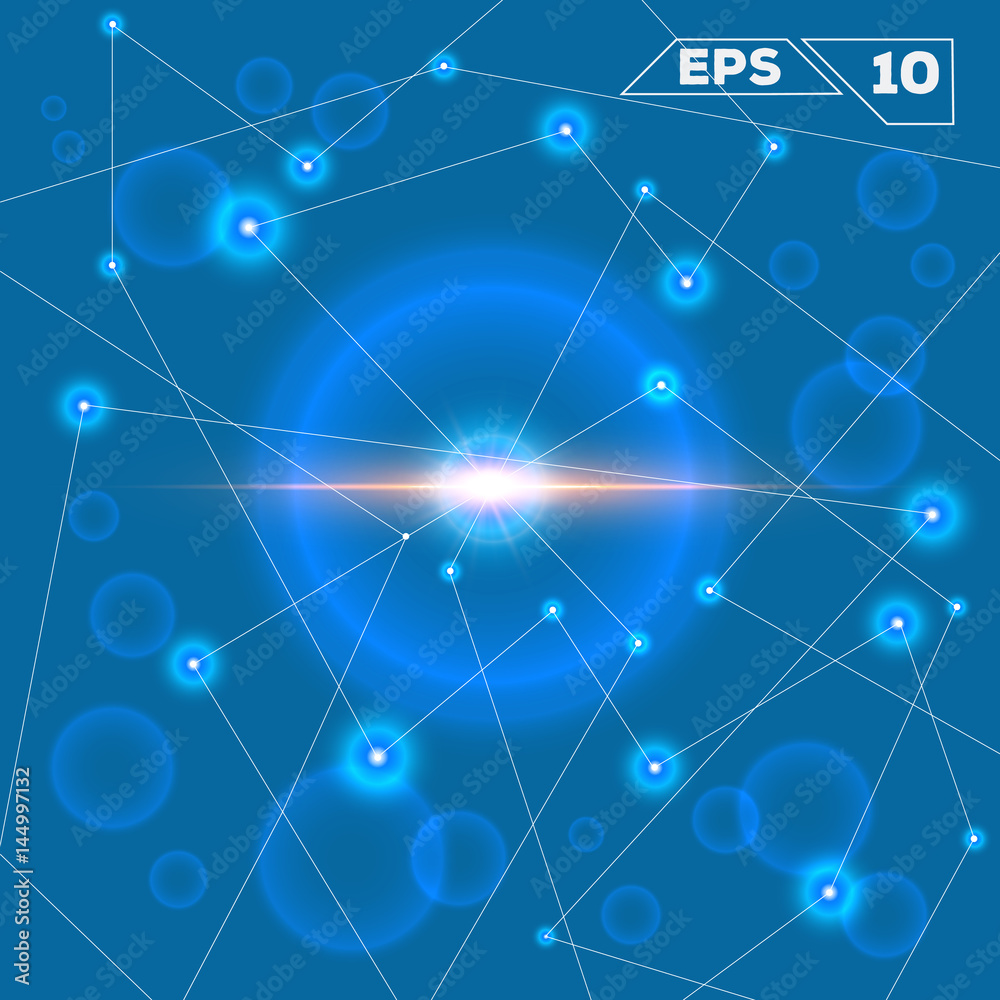 abstract shine with circle illustration vector design abstract shine with circle illustration vector design