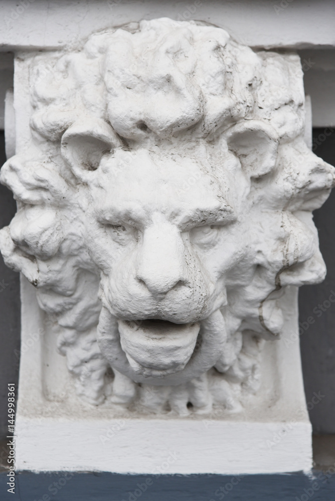 Architecture lion mask