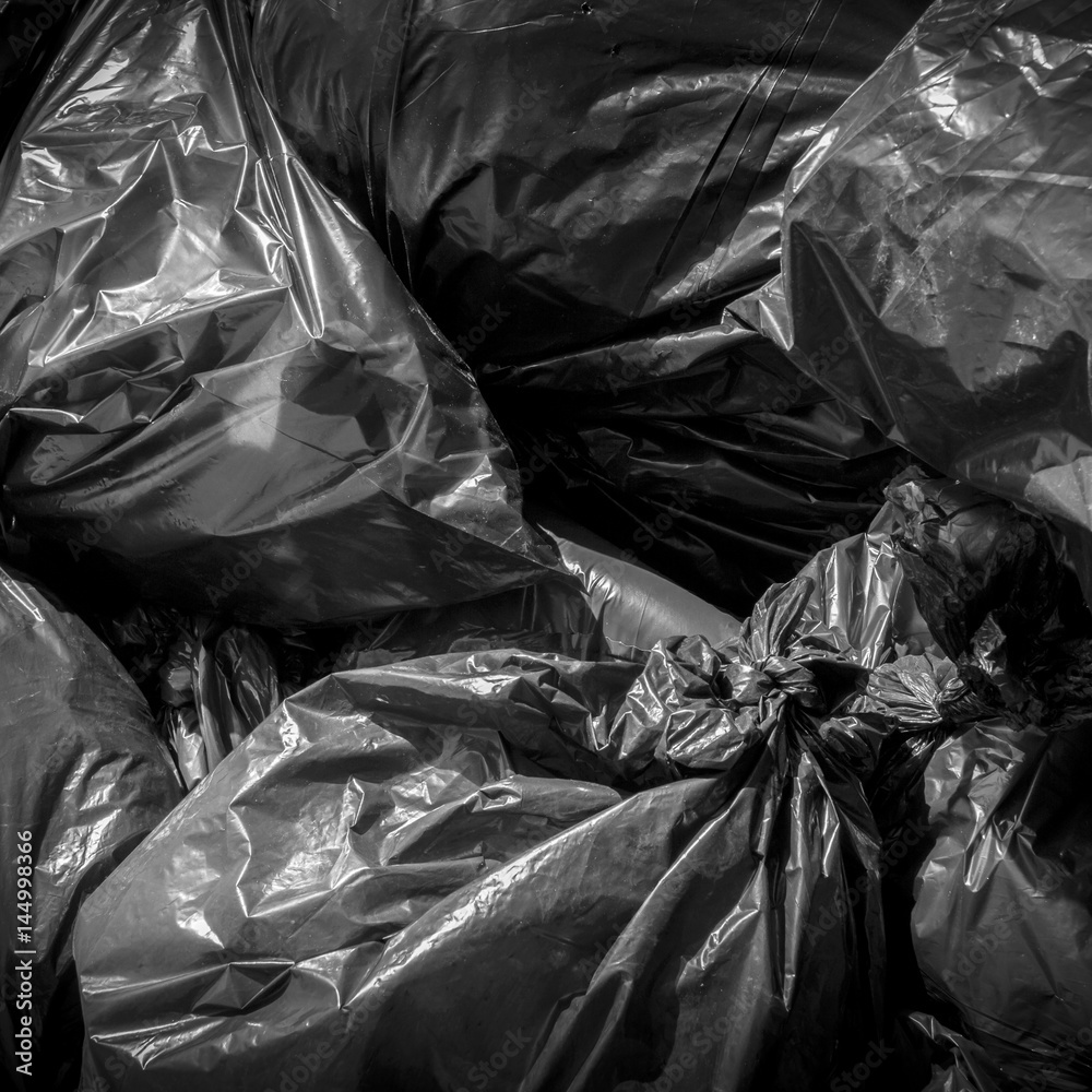 Plastic garbage bags