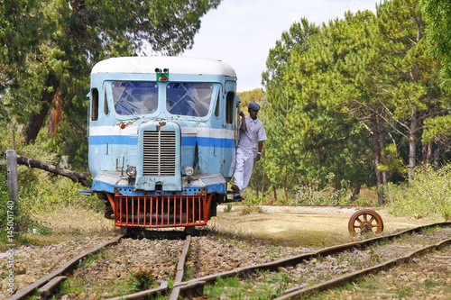 Rubber-tyred Michelin Train in Madagascar - Last in the world photo