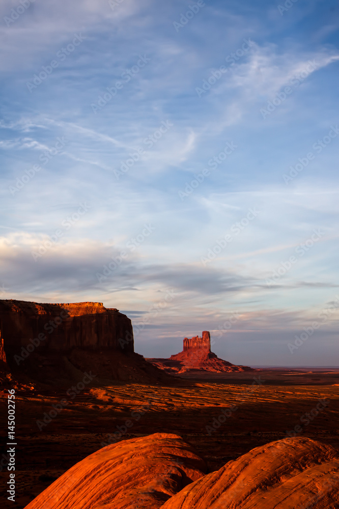 Scenic View of Monument Valley Utah USA