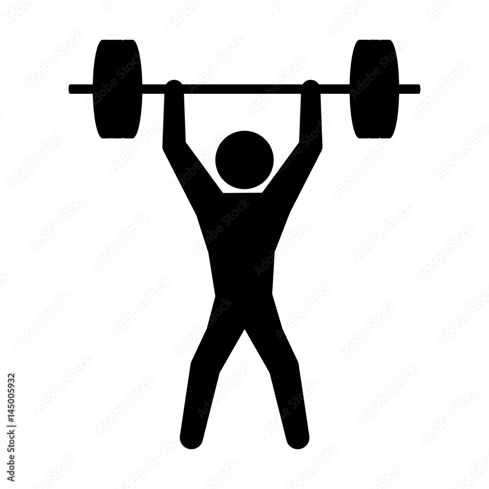 Gym and fitness lifestyle icon vector illustration graphic design Gym and fitness lifestyle icon vector illustration graphic design