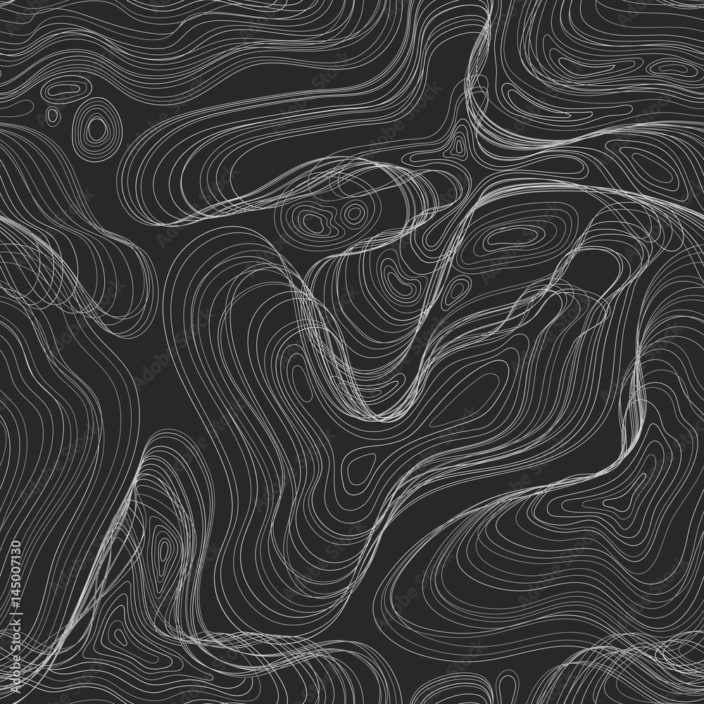 Poster Abstract modern outlined background with irregular structure of ...