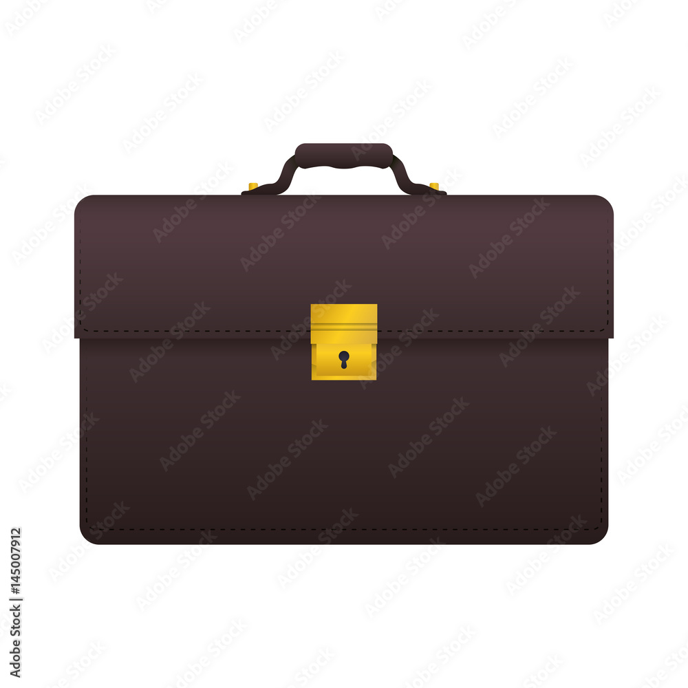 Business briefcase accesory icon vector illustration graphic design Business briefcase accesory icon vector illustration graphic design