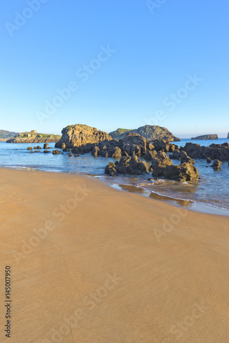 The beach of Ris in Noja, Cantabria © vicenfoto