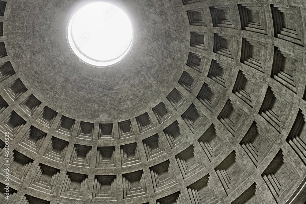 Dome of the Pantheon in Rome, Italy