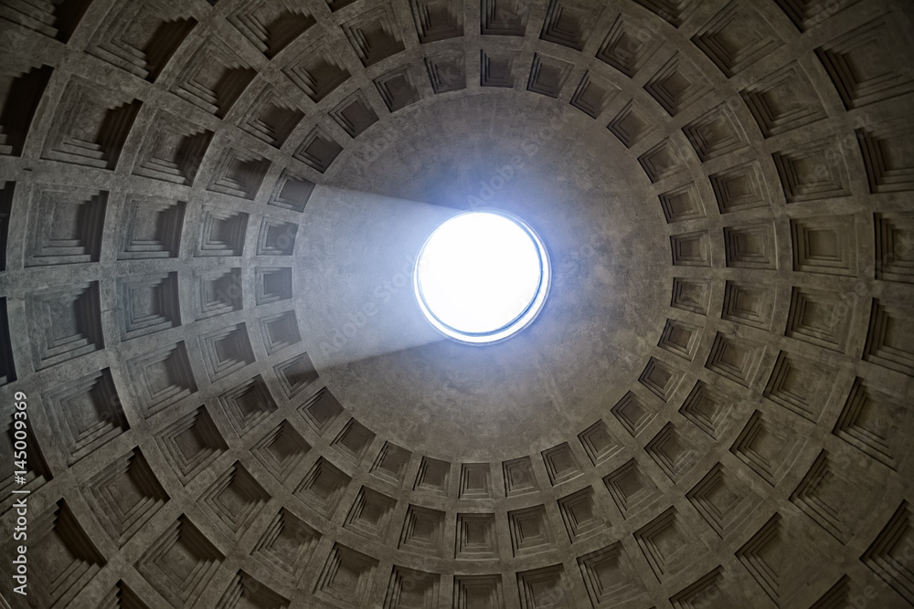 Dome of the Pantheon in Rome, Italy