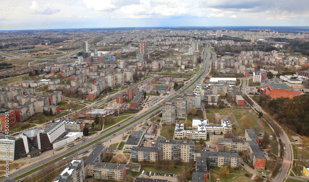 Vilnius resdential districts