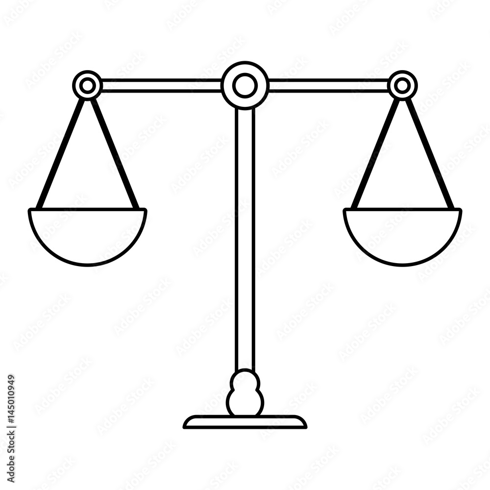 scale weight balance outline vector illustration eps 10 scale weight balance outline vector illustration eps 10