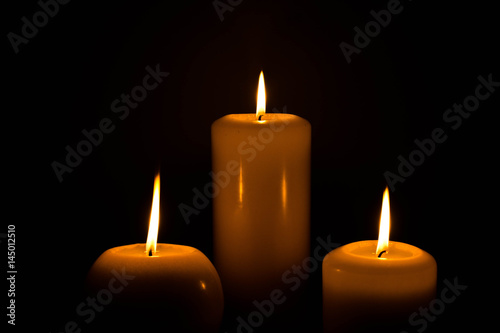 burning candles 